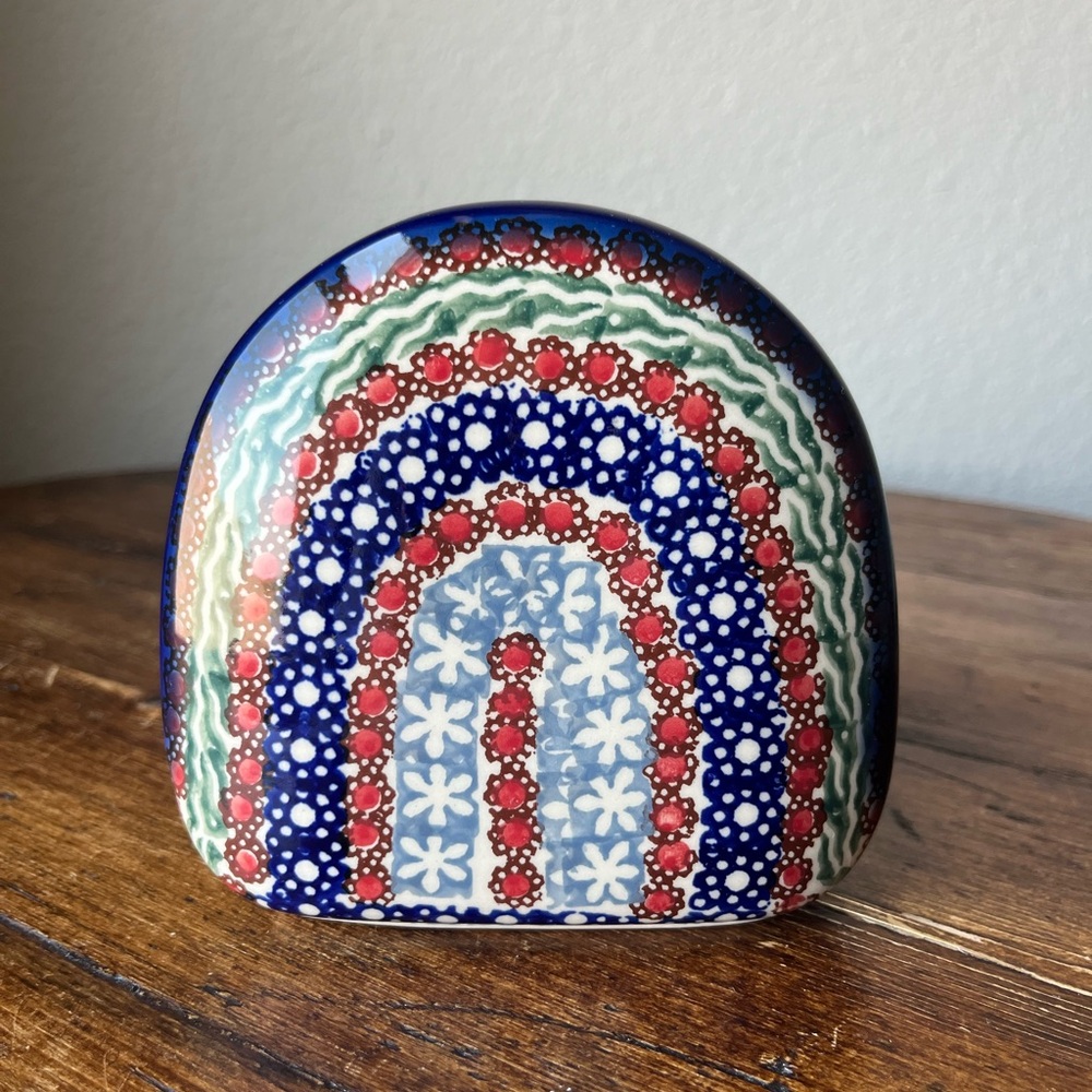 Manufaktura in Boleslawiec Unikat Napkin Holder Made in Poland